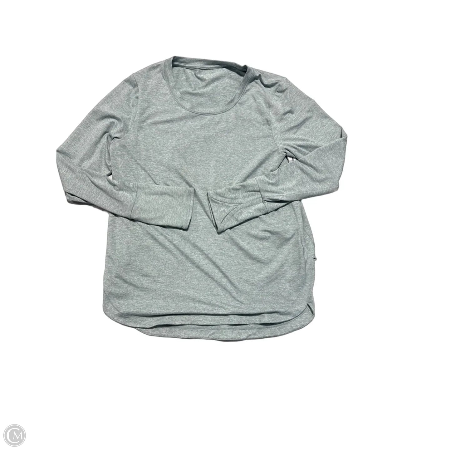Athletic Top Long Sleeve Crewneck By Athleta In Teal, Size: L