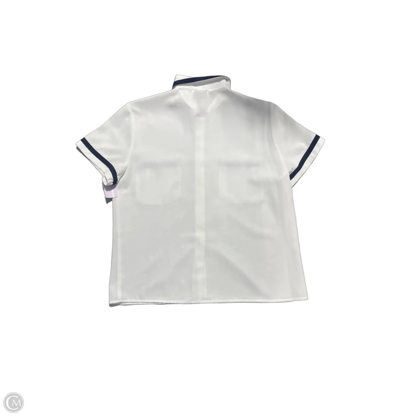 Top Short Sleeve By Paul Harris In White, Size: M