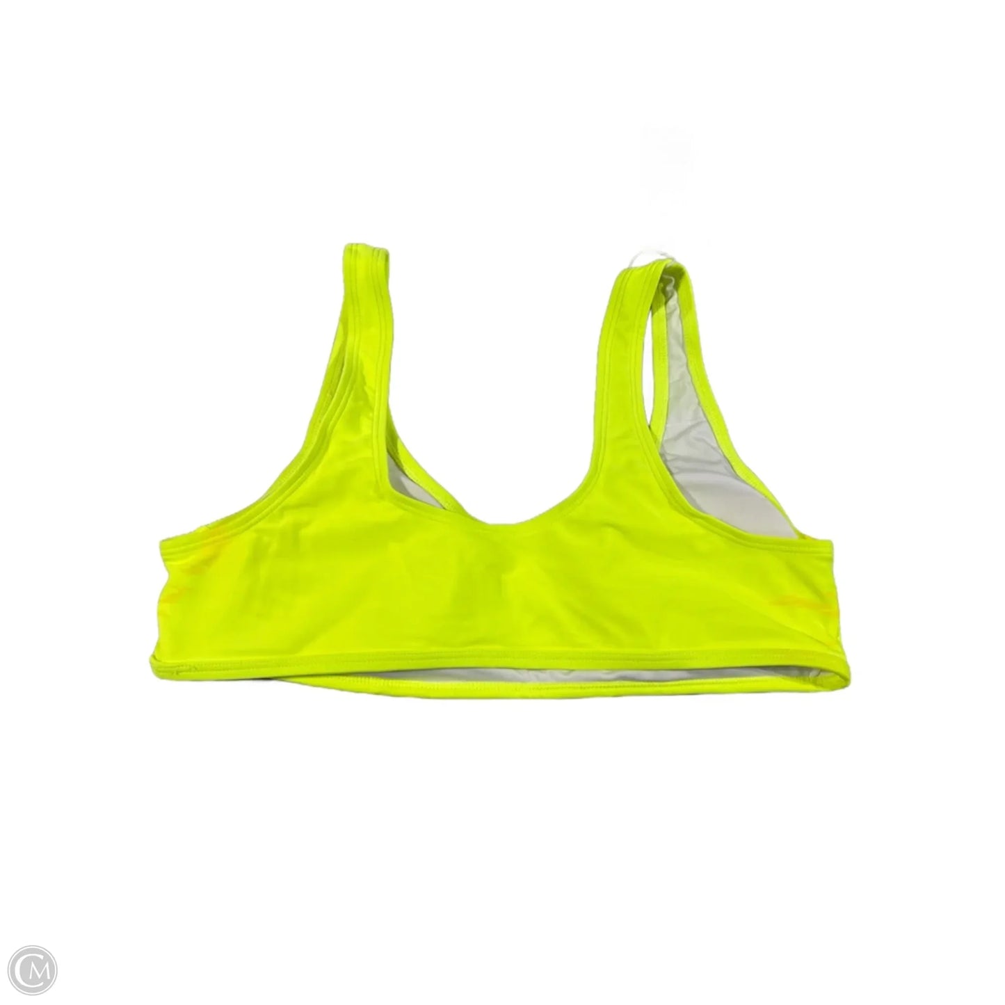 Swimsuit Top By Halara In Green, Size: L