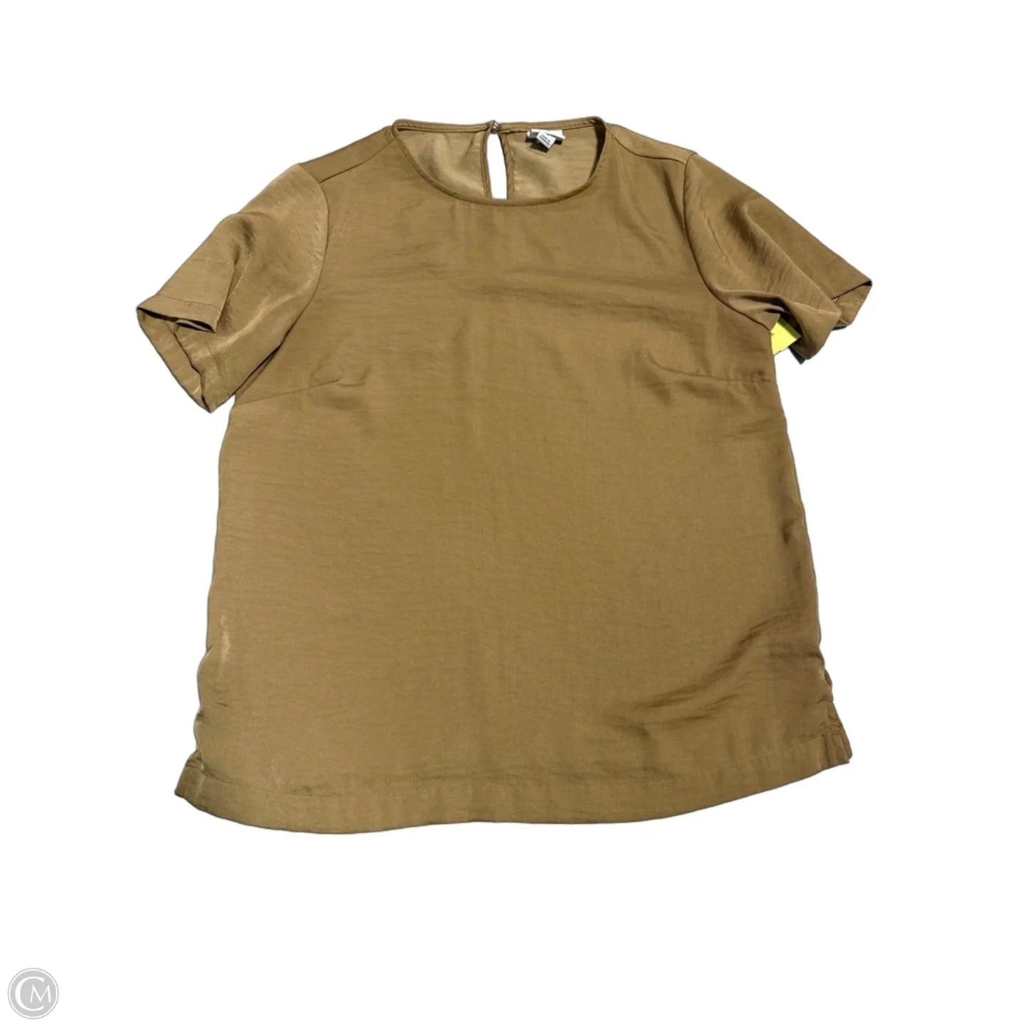 Top Short Sleeve By A New Day In Brown, Size: S