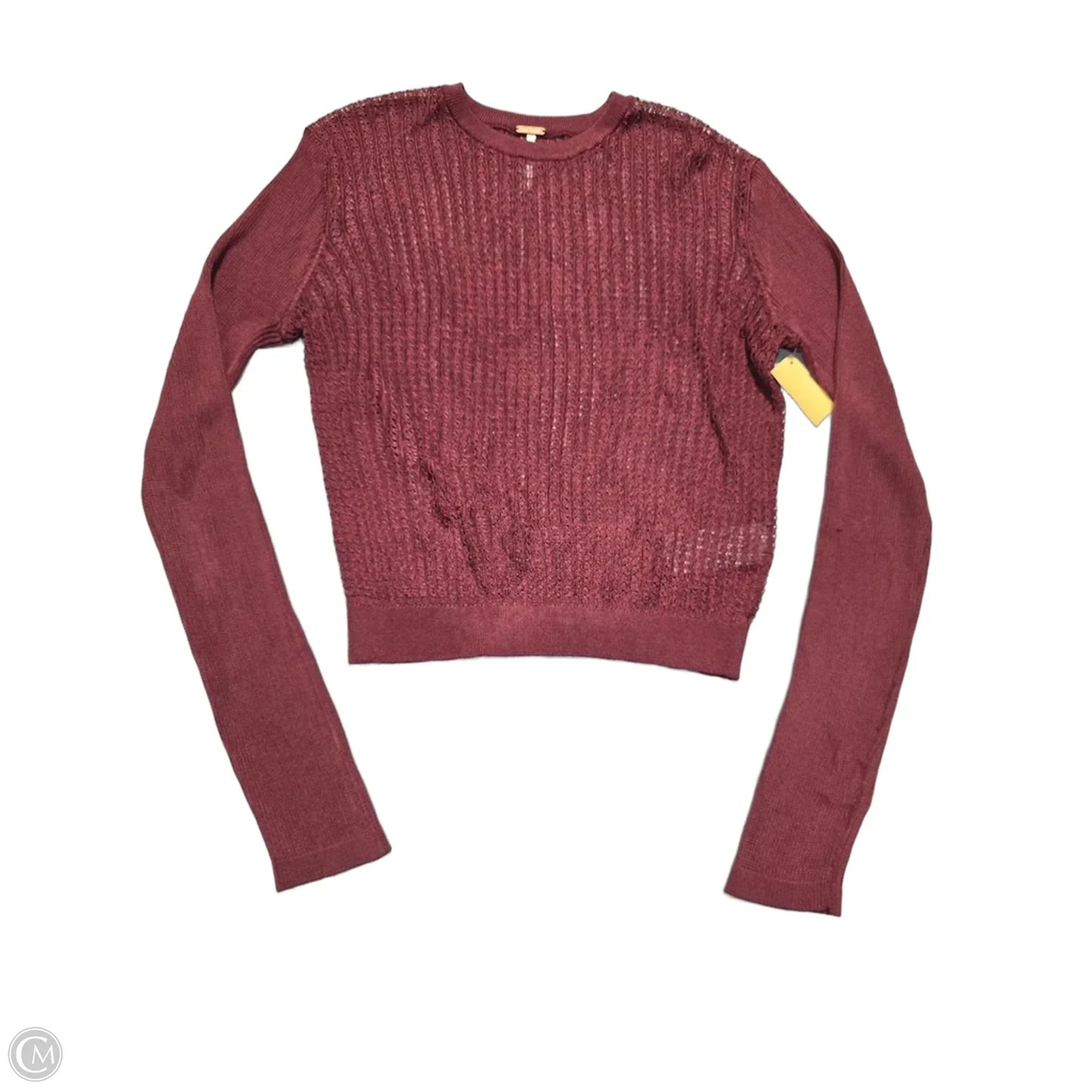 Top Long Sleeve By Free People In Red, Size: M