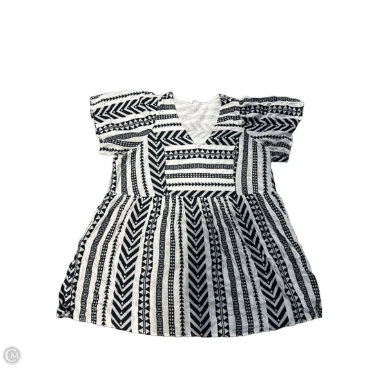 Dress Casual Midi By Old Navy In Black & White, Size: 2x