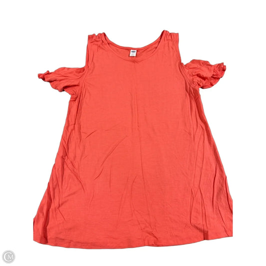 Top Short Sleeve By Old Navy In Pink, Size: L