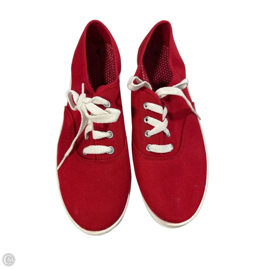 Shoes Sneakers By Time And Tru In Red, Size: 8