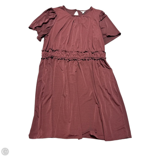 Dress Casual Maxi By Cato In Brown, Size: 3x