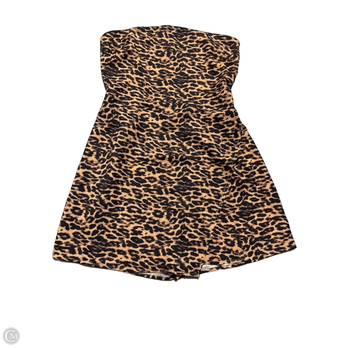 Dress Casual Short By Pink Lily In Leopard Print, Size: M