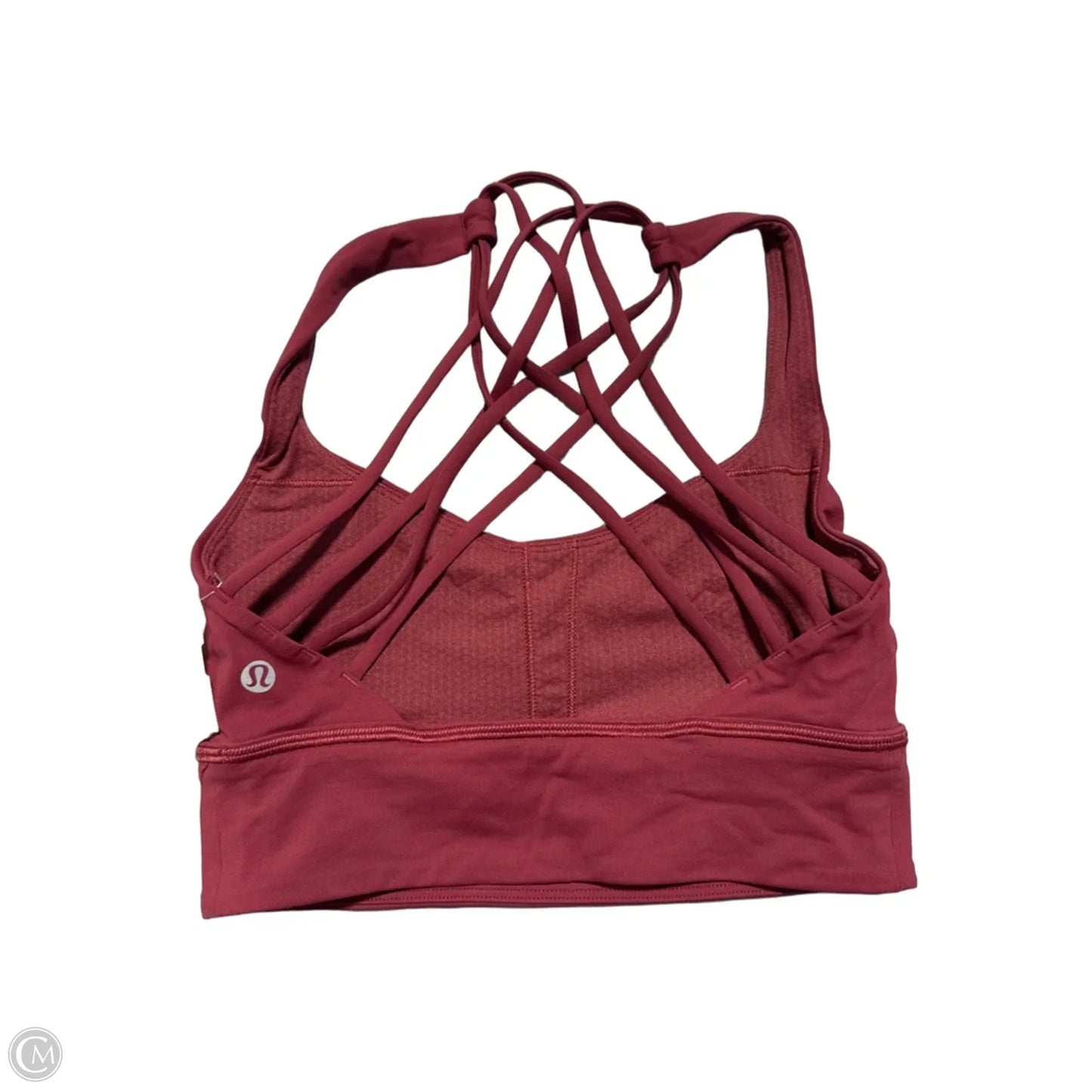 Athletic Bra By Lululemon In Red, Size: Xs
