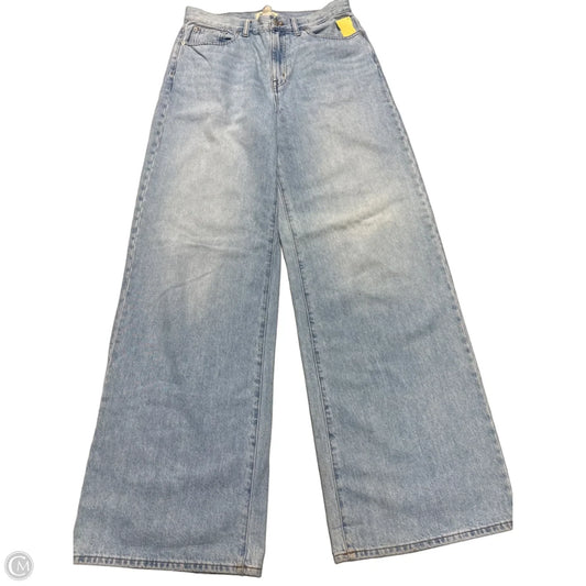 Jeans Wide Leg By Madewell In Blue Denim, Size: 8
