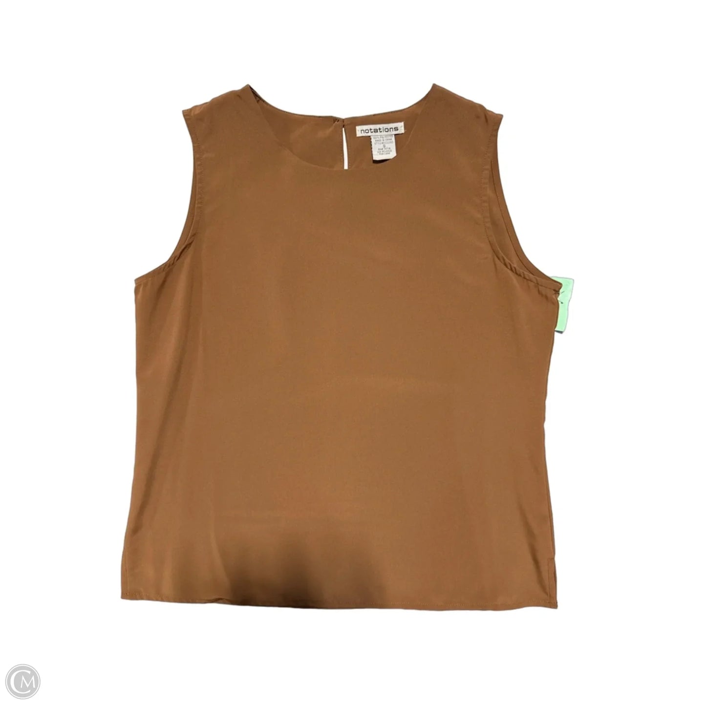 Tank Top By Notations In Brown, Size: S
