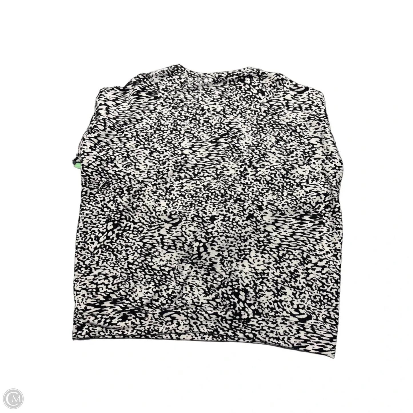 Top Long Sleeve By Athleta In Black & White, Size: L