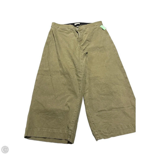 Jeans Wide Leg By Ava & Viv In Green Denim, Size: 18