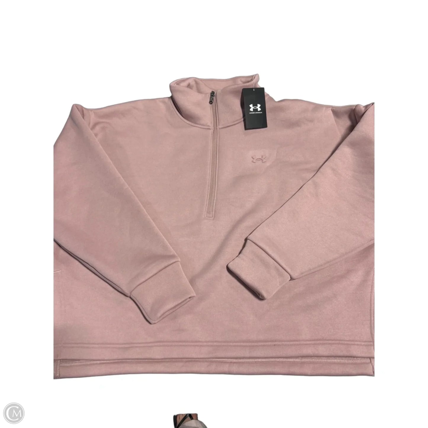 Top Long Sleeve By Under Armour In Pink, Size: L