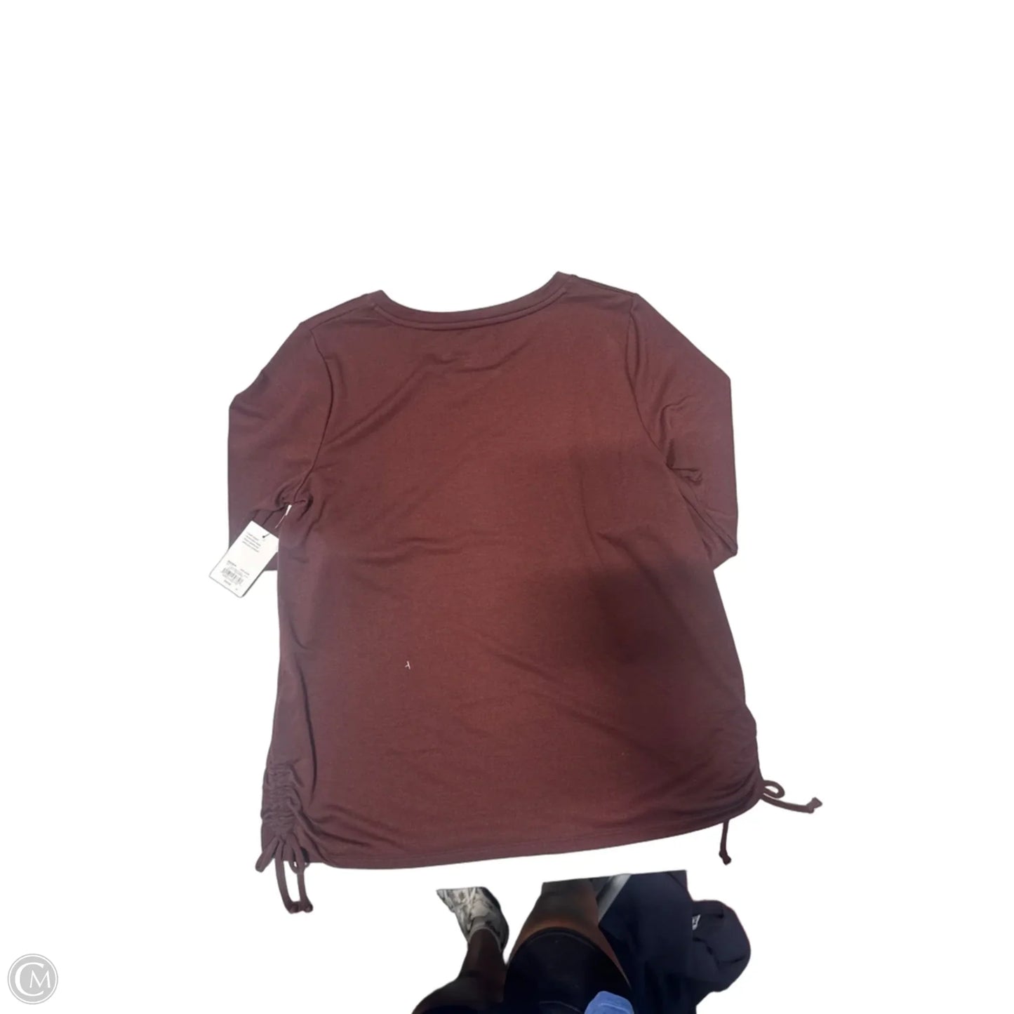 Top Long Sleeve By Sonoma In Red, Size: L