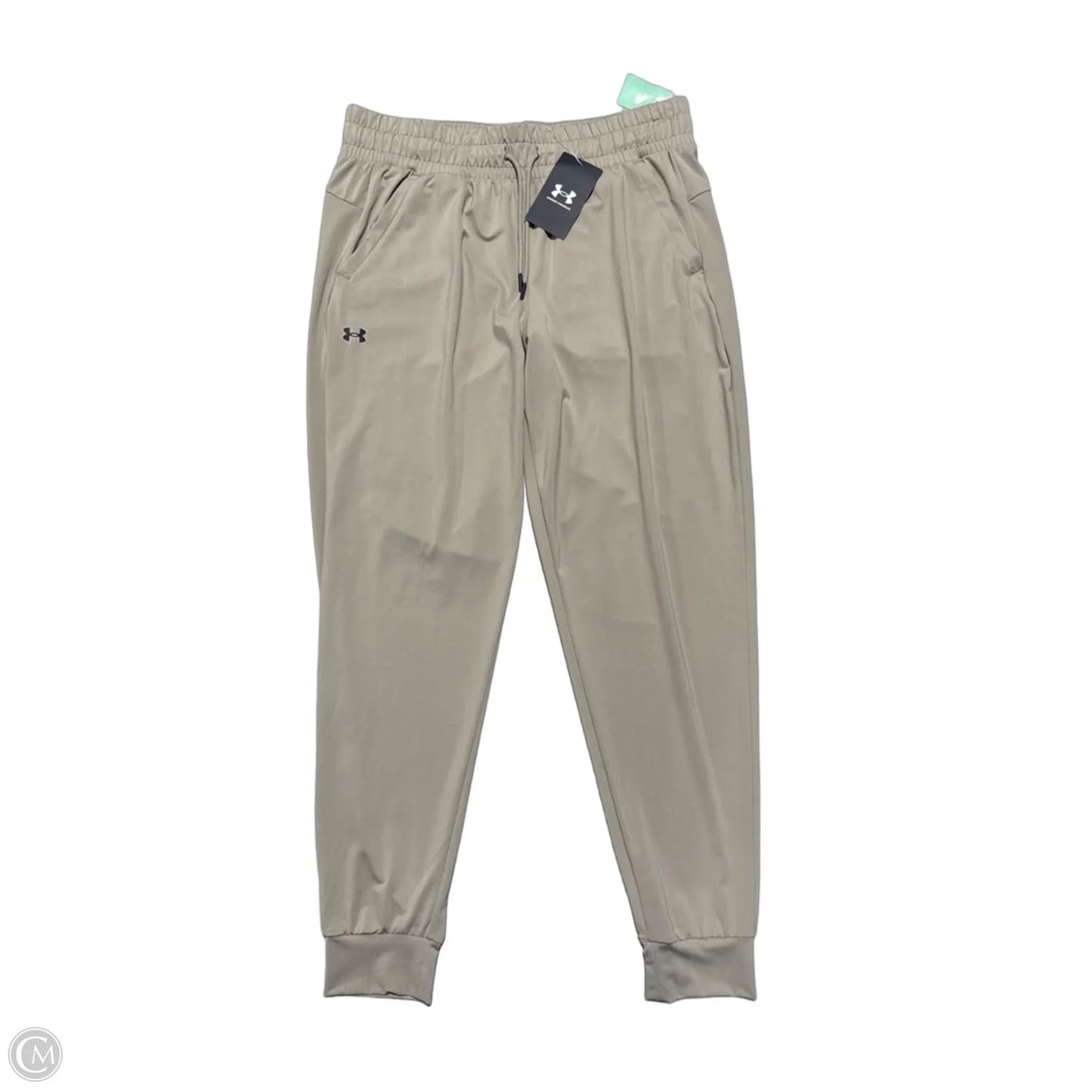 Athletic Pants By Under Armour In Tan, Size: M