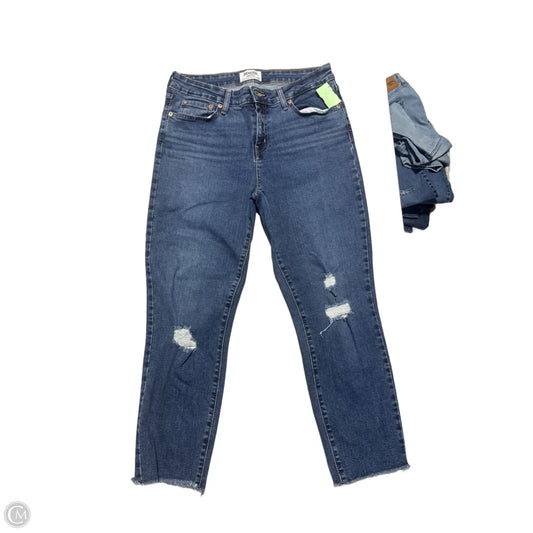 Jeans Skinny By Levis In Blue Denim, Size: 12