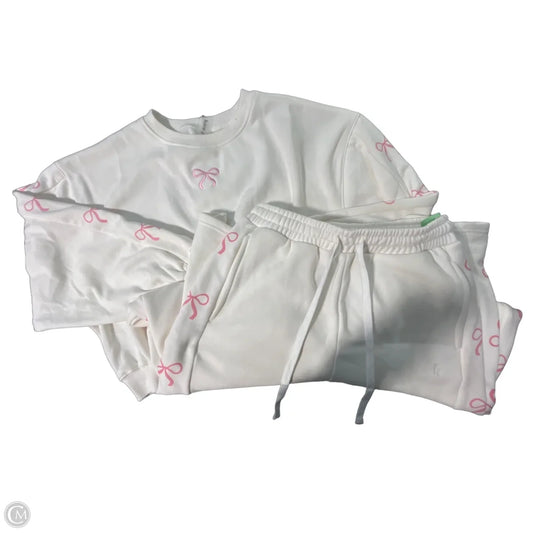 Top 2pc Long Sleeve By As Revival In White, Size: S