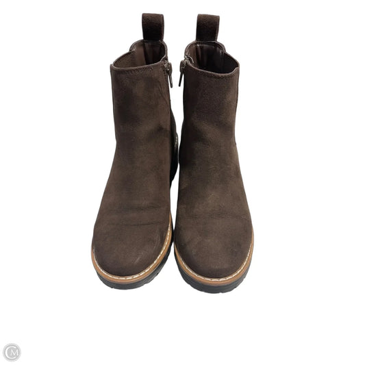 Boots Ankle Flats By Kensie In Brown, Size: 6