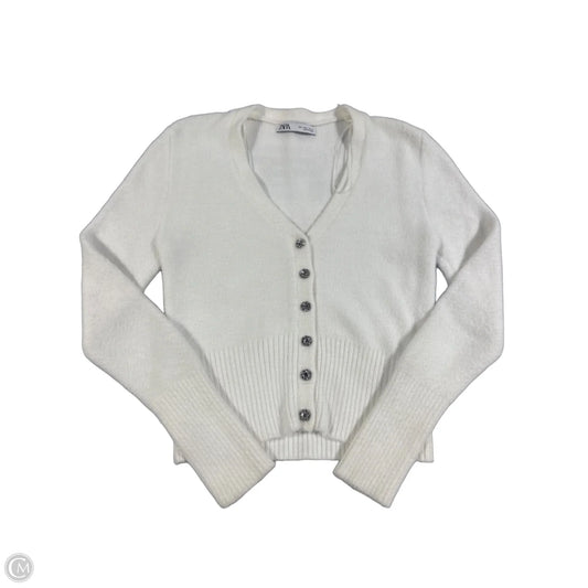 Sweater By Zara In White, Size: L