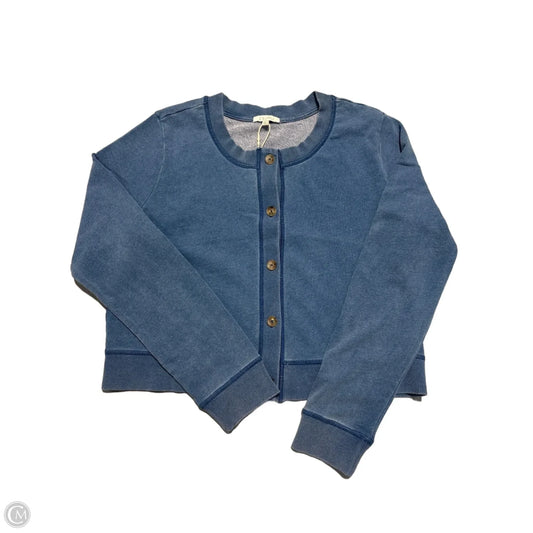 Top Long Sleeve By Z Supply In Blue, Size: L