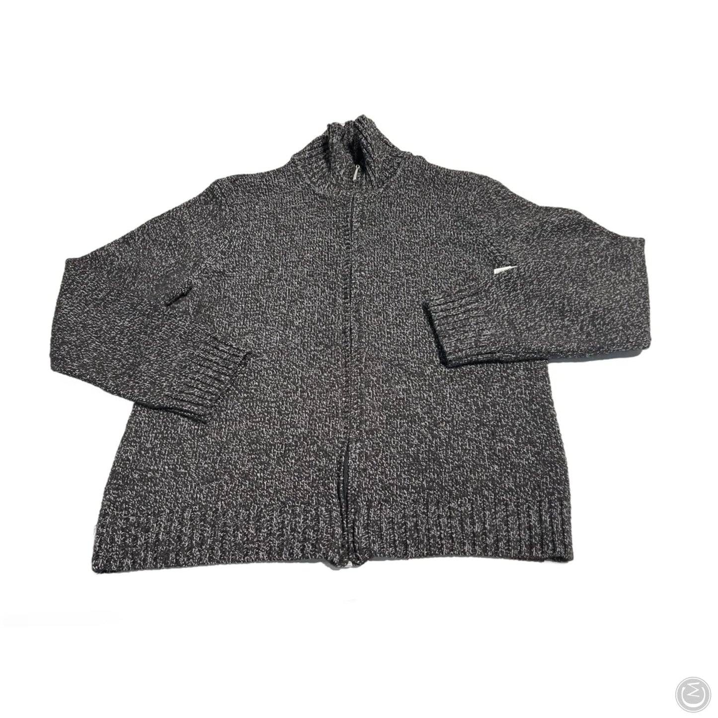 Sweater By Karen Scott In Black, Size: L