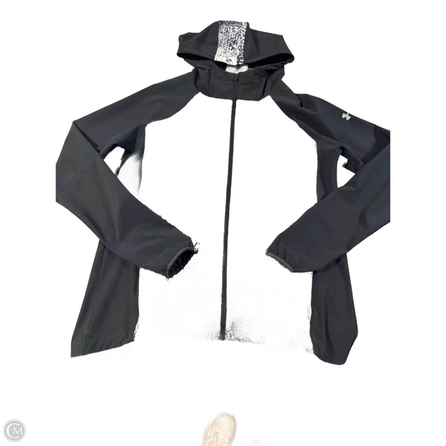 Athletic Jacket By Under Armour In Grey, Size: S