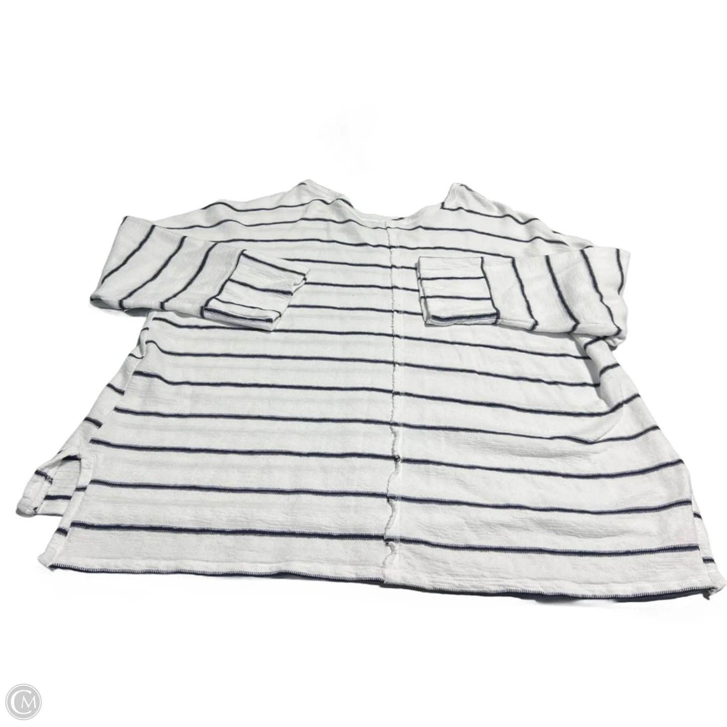 Top Long Sleeve By Habitat In White, Size: 1x