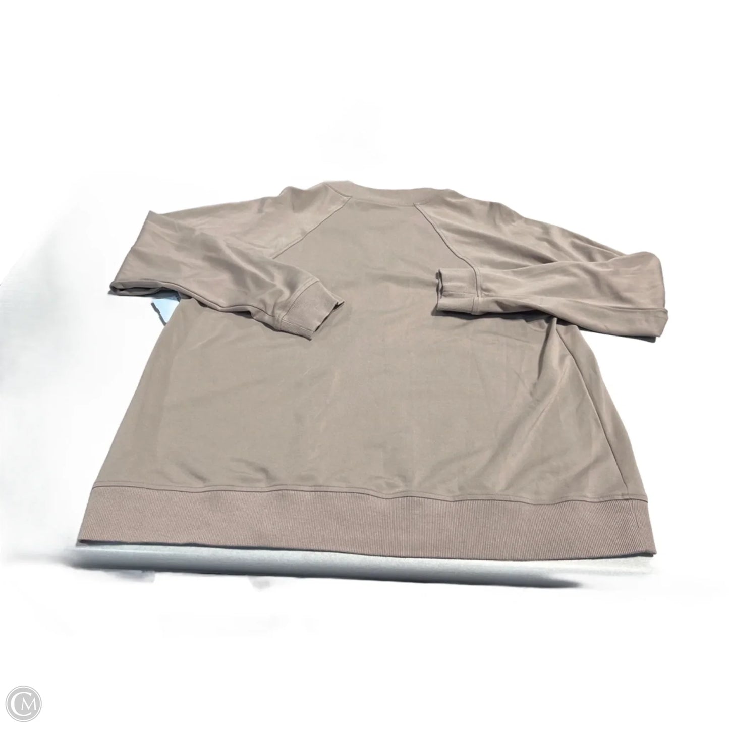 Top Long Sleeve By Andrew Marc In Tan, Size: 1x