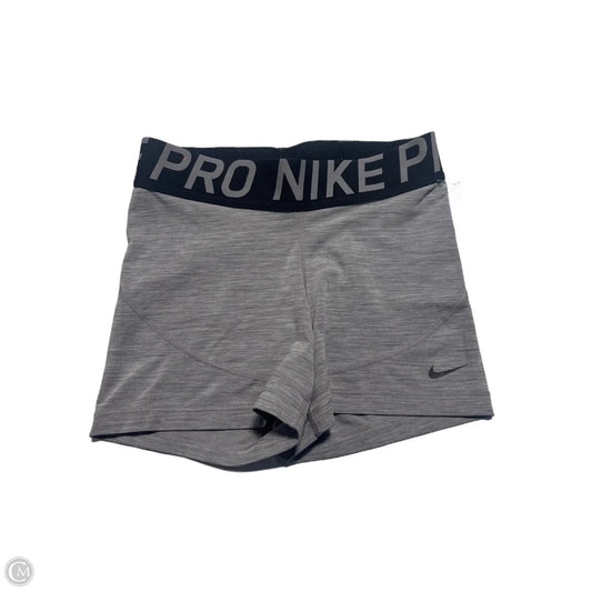 Athletic Shorts By Nike In Grey, Size: M