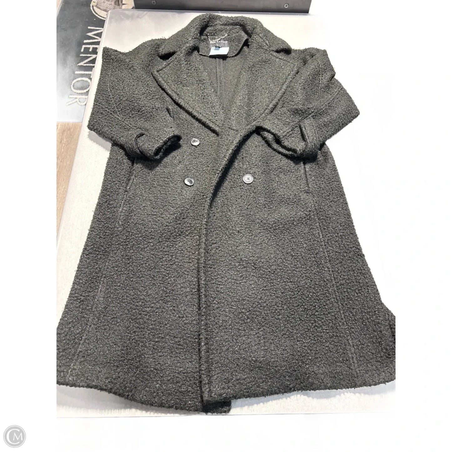 Coat Trench Coat By Bernardo In Black, Size: M