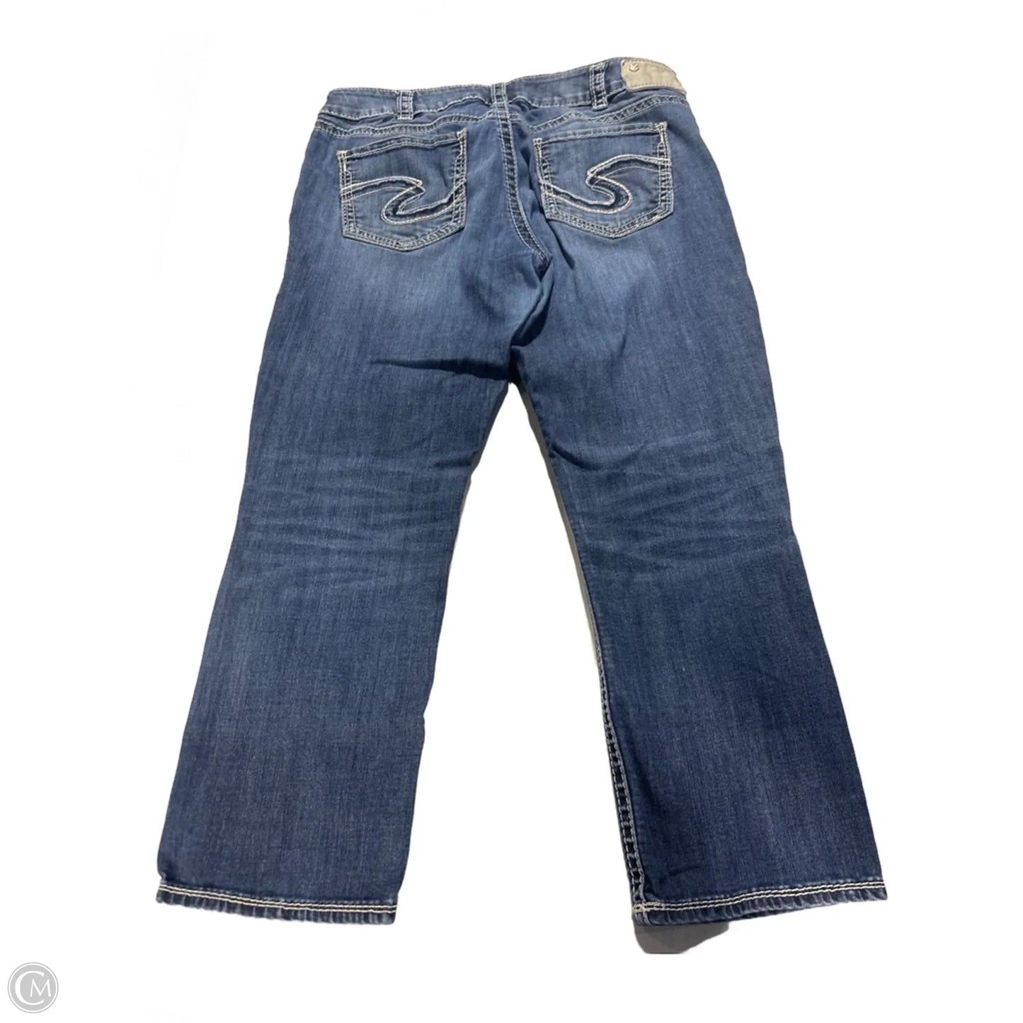 Jeans Skinny By Silver In Blue Denim, Size: 12