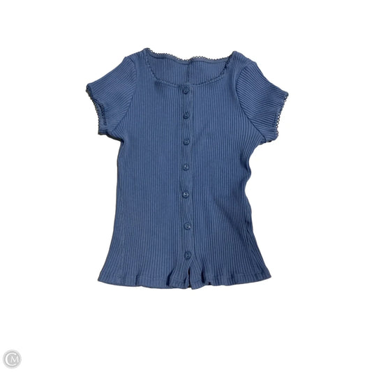 Top Short Sleeve By Cmc In Blue, Size: S