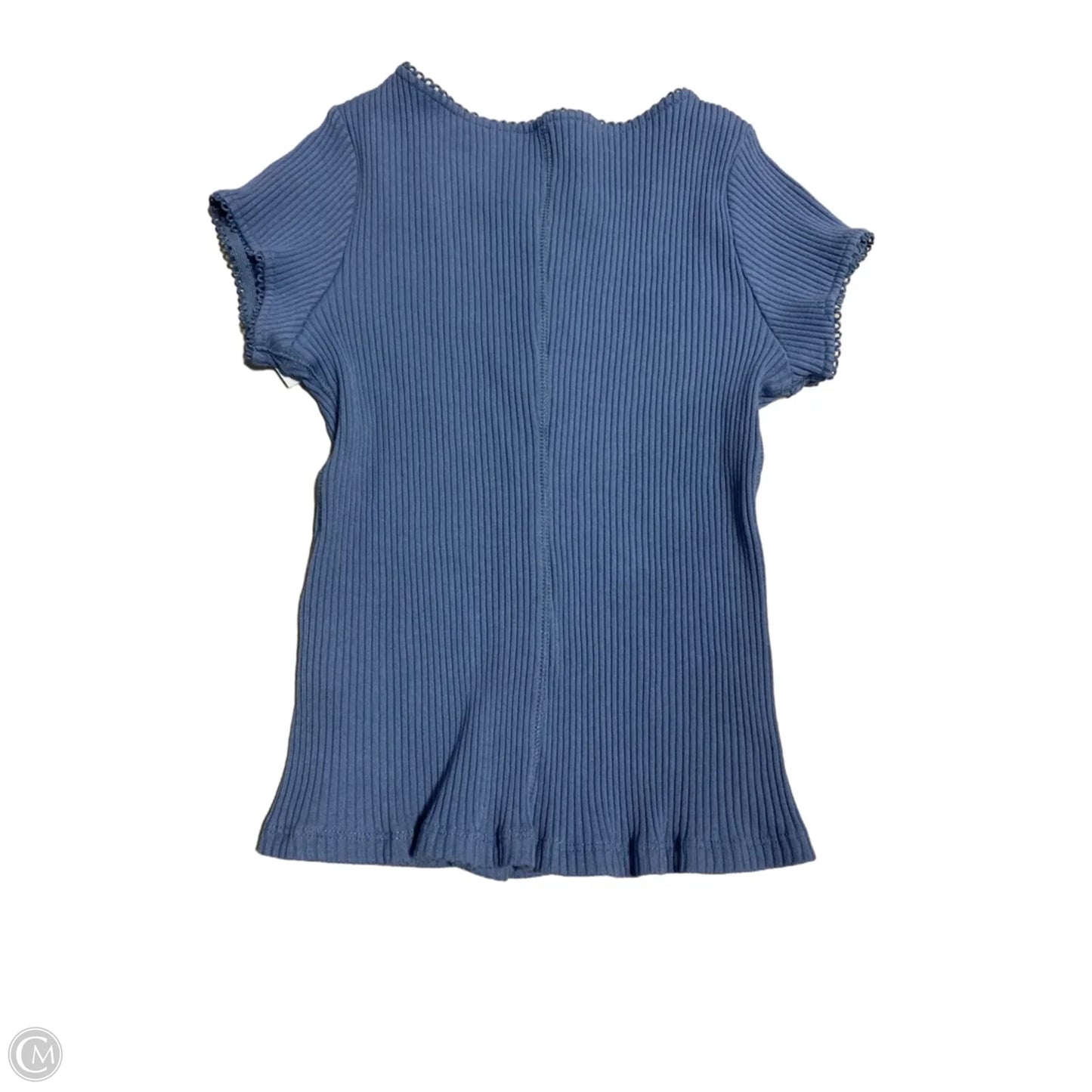 Top Short Sleeve By Cmc In Blue, Size: S