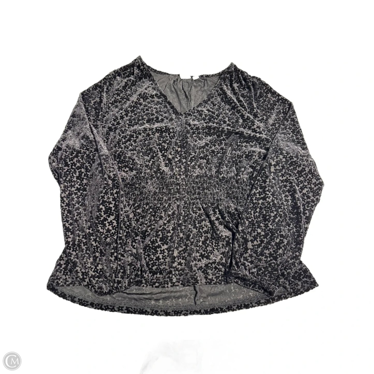 Top Long Sleeve By Gap In Black, Size: Xl