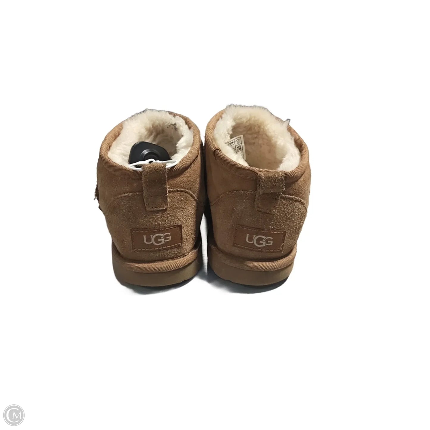Boots Designer By Ugg In Brown, Size: 5