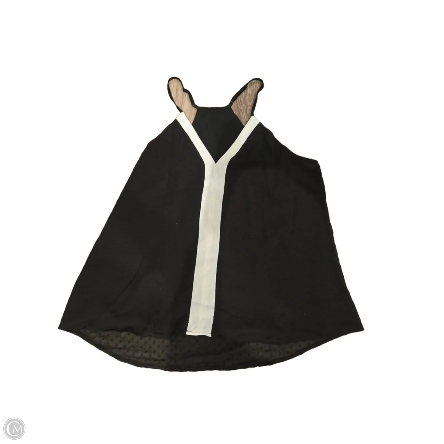 Tank Top By Cme In Black & White, Size: Xl