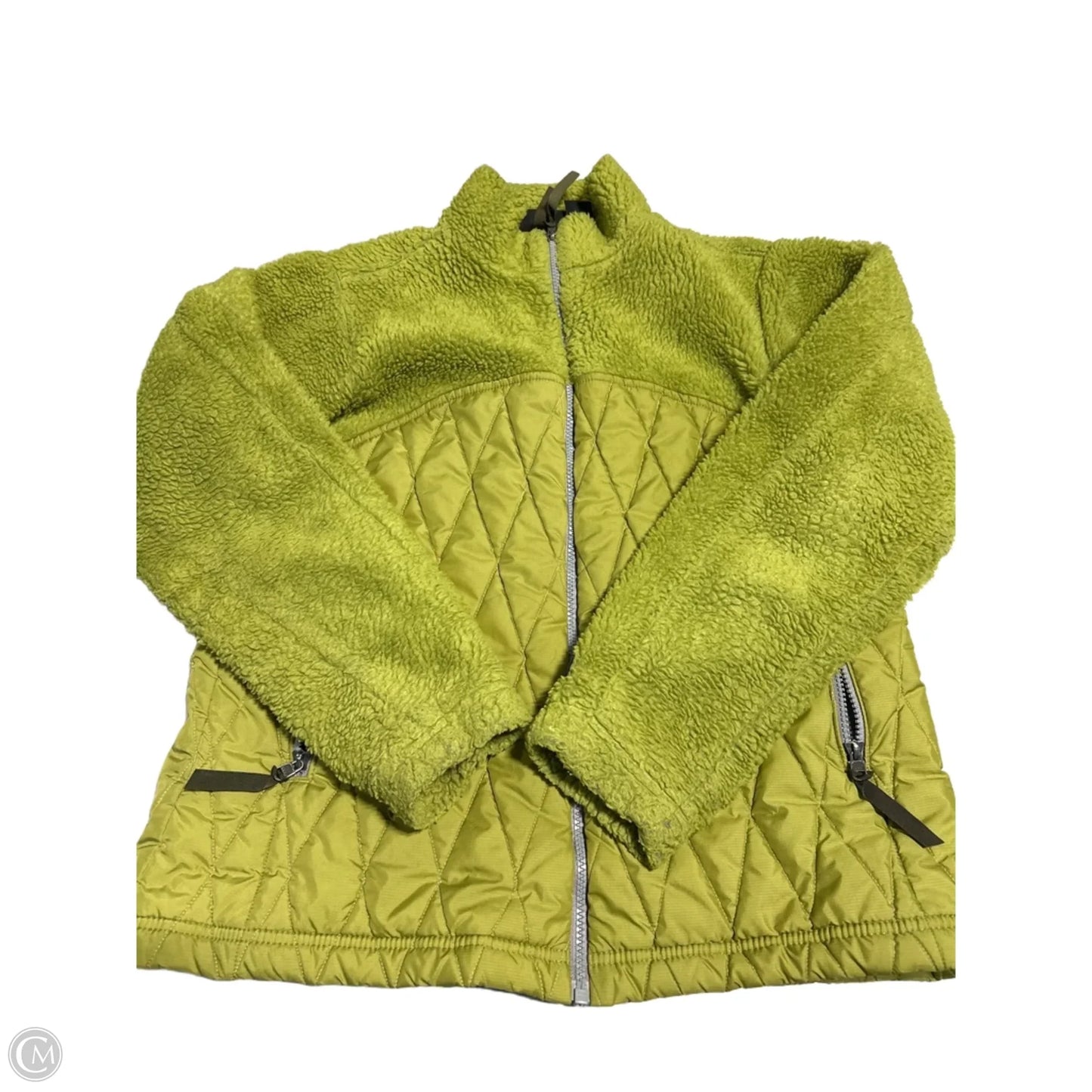 Jacket Fleece By Patagonia In Green, Size: M