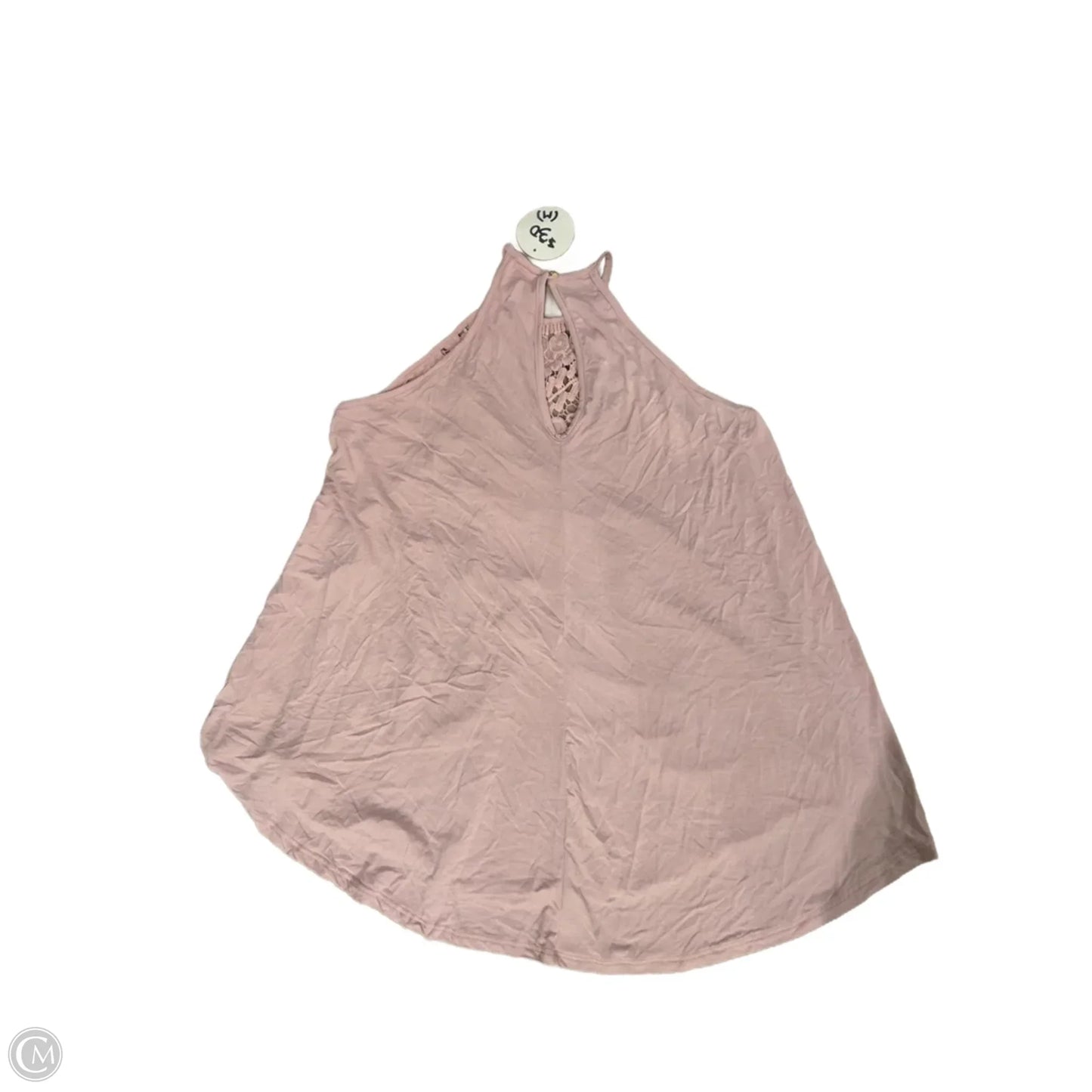 Tank Top By Cme In Pink, Size: M