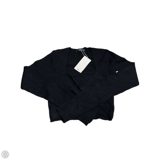 Top Long Sleeve By Mng In Black, Size: M