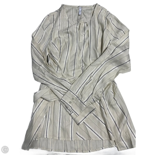 Top Long Sleeve By Mng In Cream, Size: M