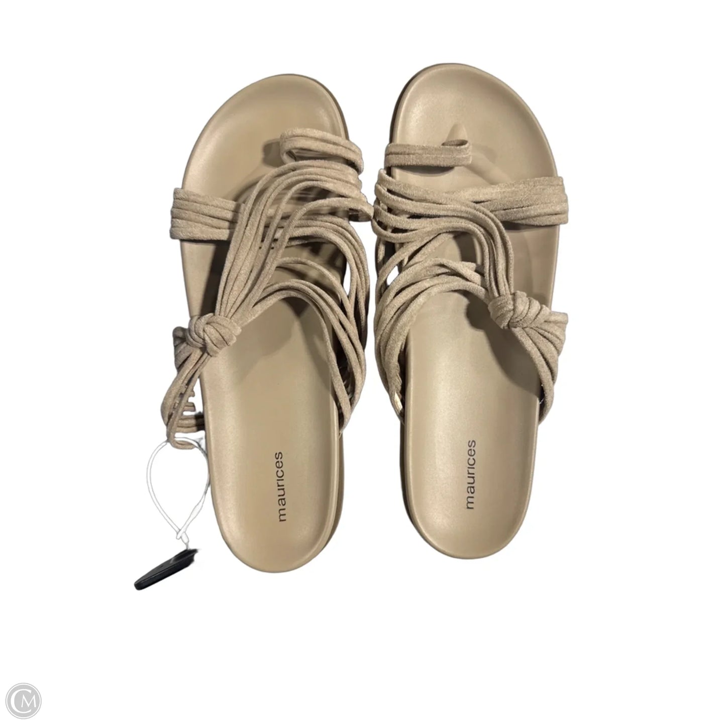 Sandals Flats By Maurices In Beige, Size: 11