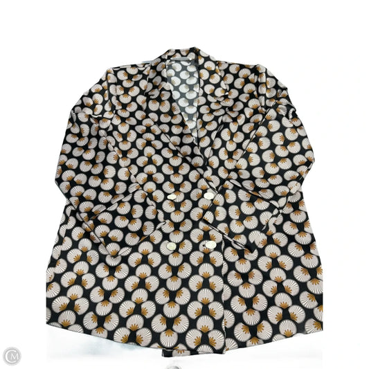 Blazer By Mng In Black & Cream, Size: M