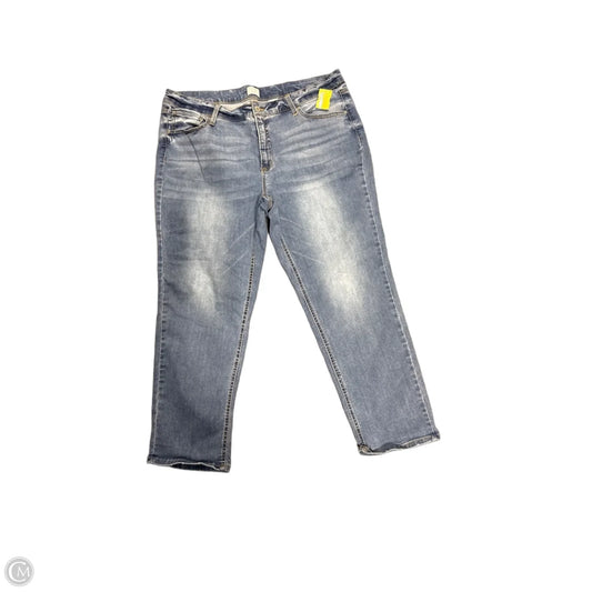 Jeans Straight By Time And Tru In Blue, Size: 20