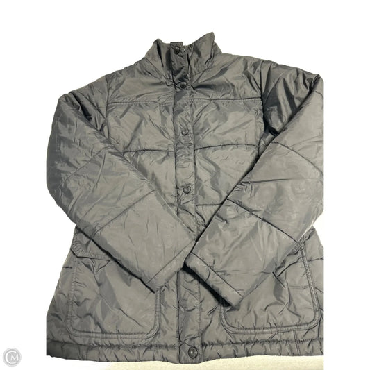 Coat Puffer & Quilted By Lands End In Black, Size: S