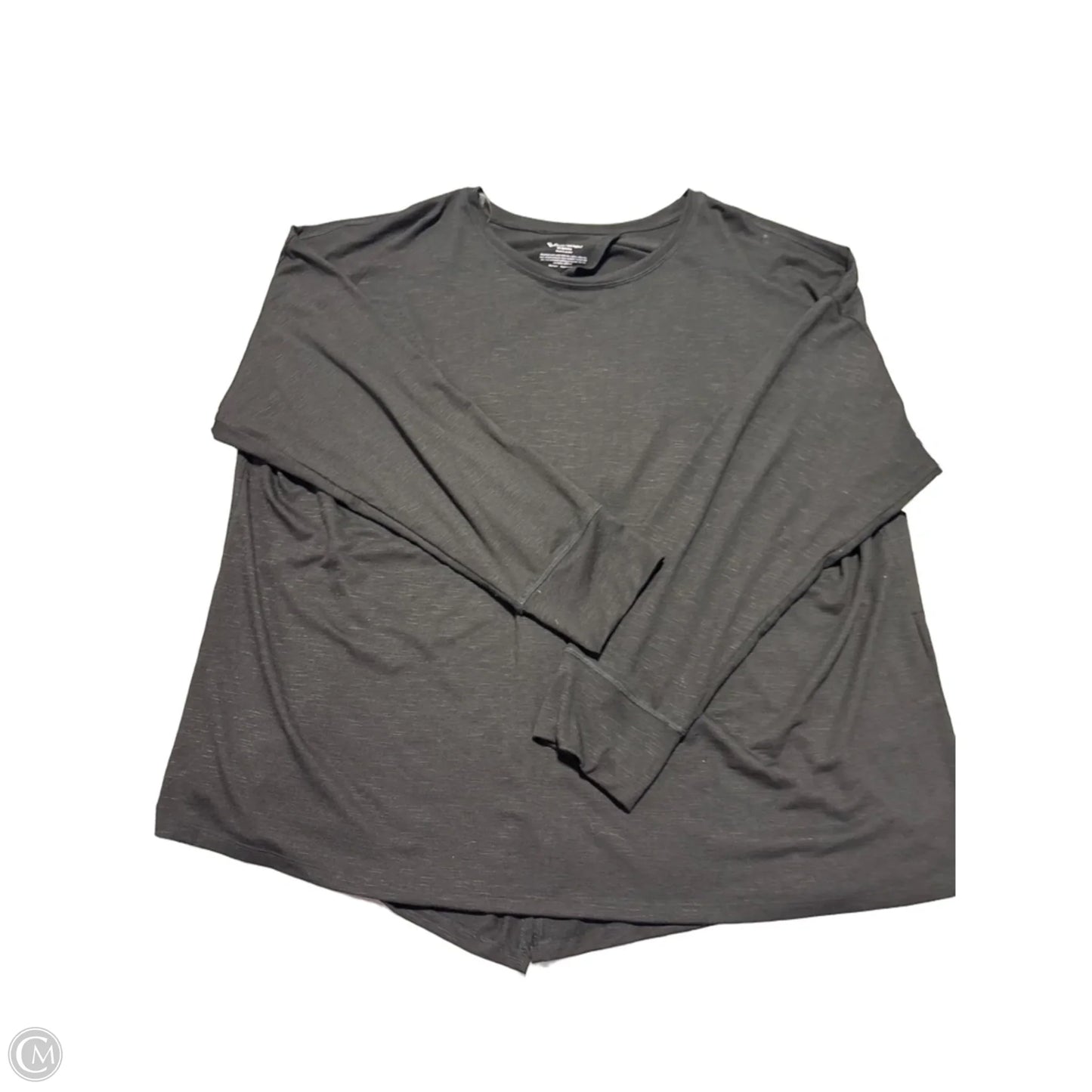 Top Long Sleeve By Xersion In Black, Size: 3x