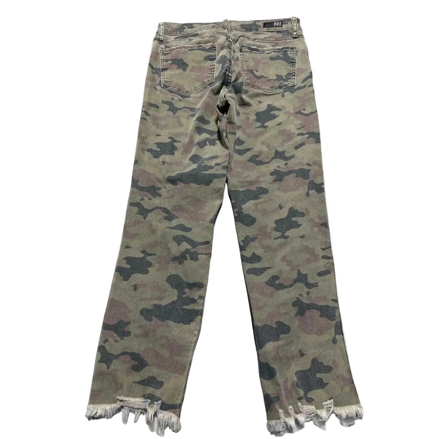 Jeans Skinny By Kut In Camouflage Print, Size: 4