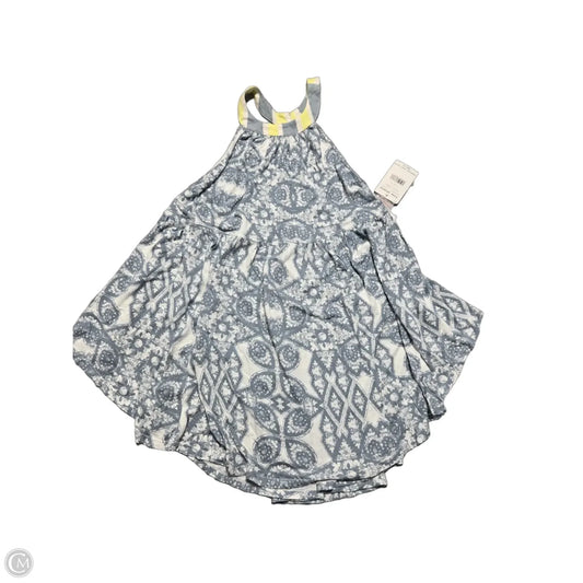 Tank Top By Free People In Blue & White, Size: S