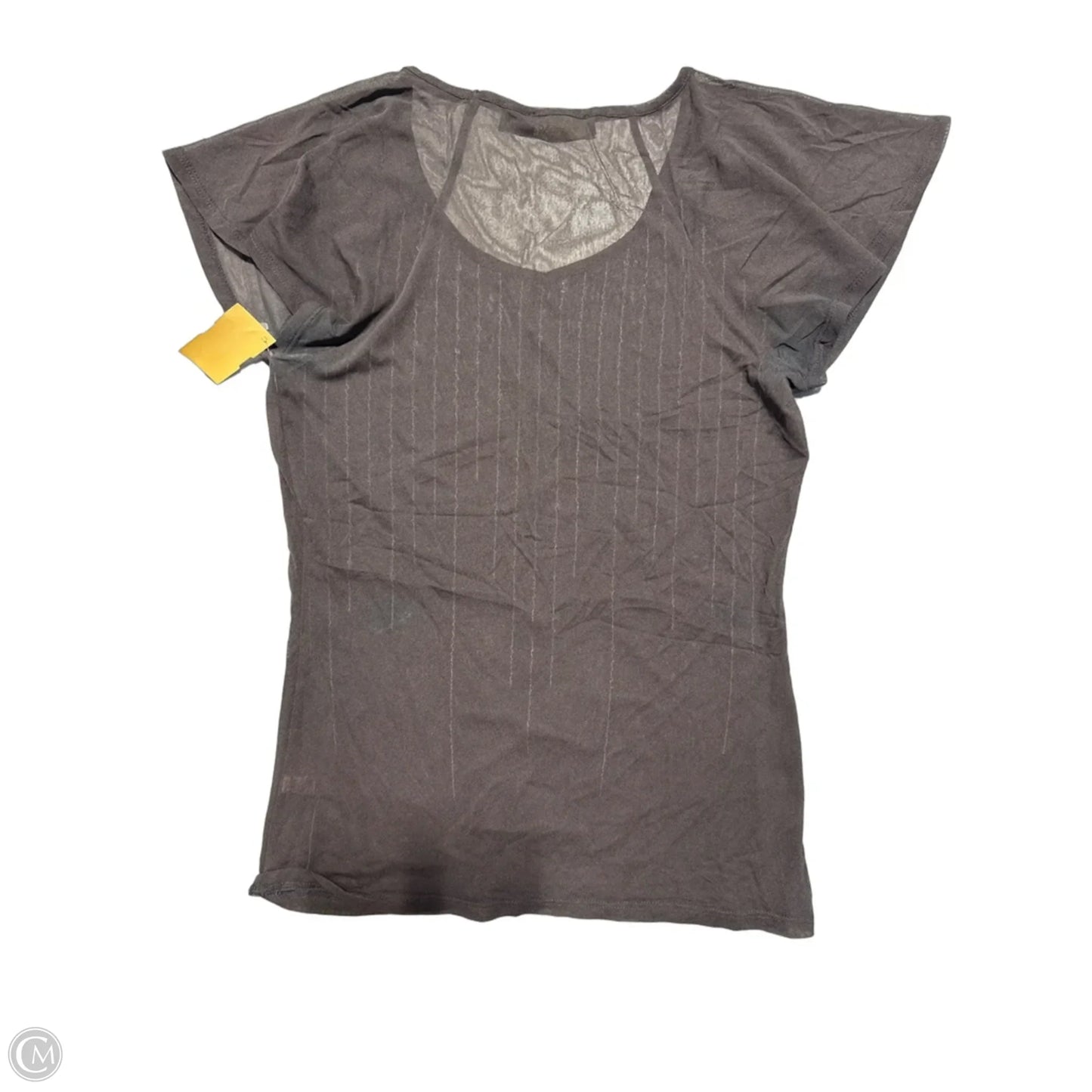 Top Short Sleeve By Cmb In Grey, Size: Xs