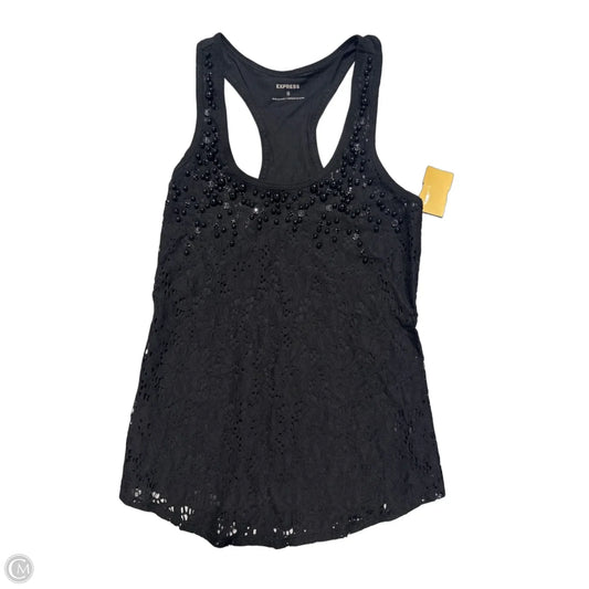 Tank Top By Express In Black, Size: Xs