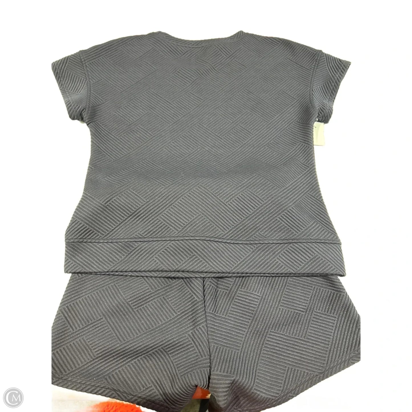 Top 2pc Short Sleeve By Cme In Navy, Size: S