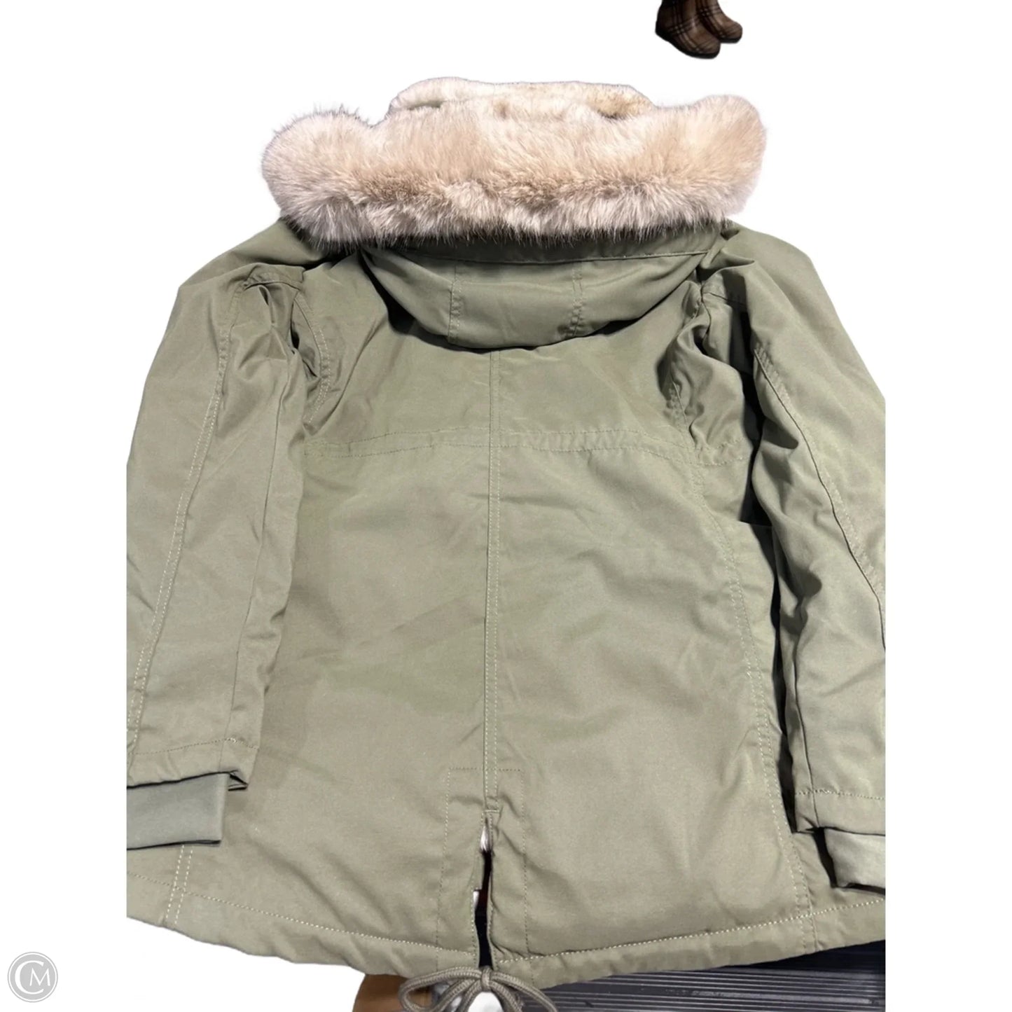 Coat Parka By Hollister In Green, Size: L
